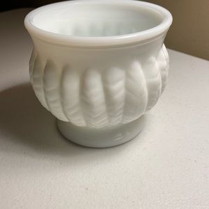 Vintage Randall Milk Glass Planter Vase